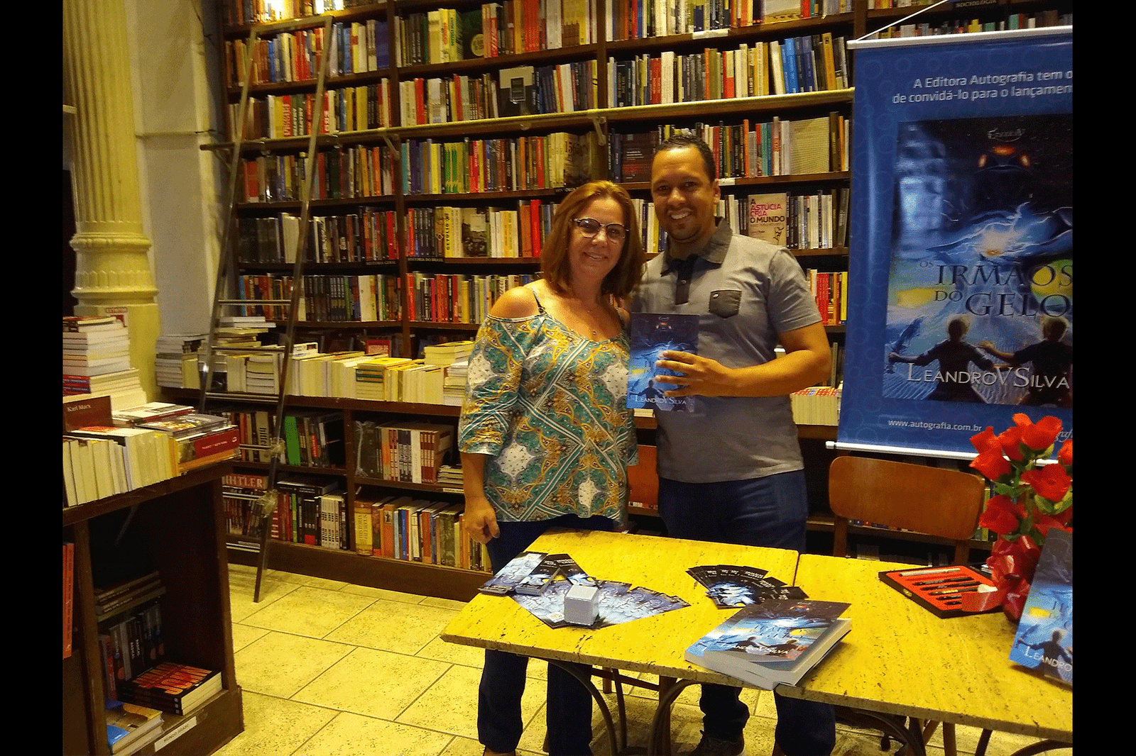 LeandroVSilva Os Irmãos  do Gelo Livraria da Travessa